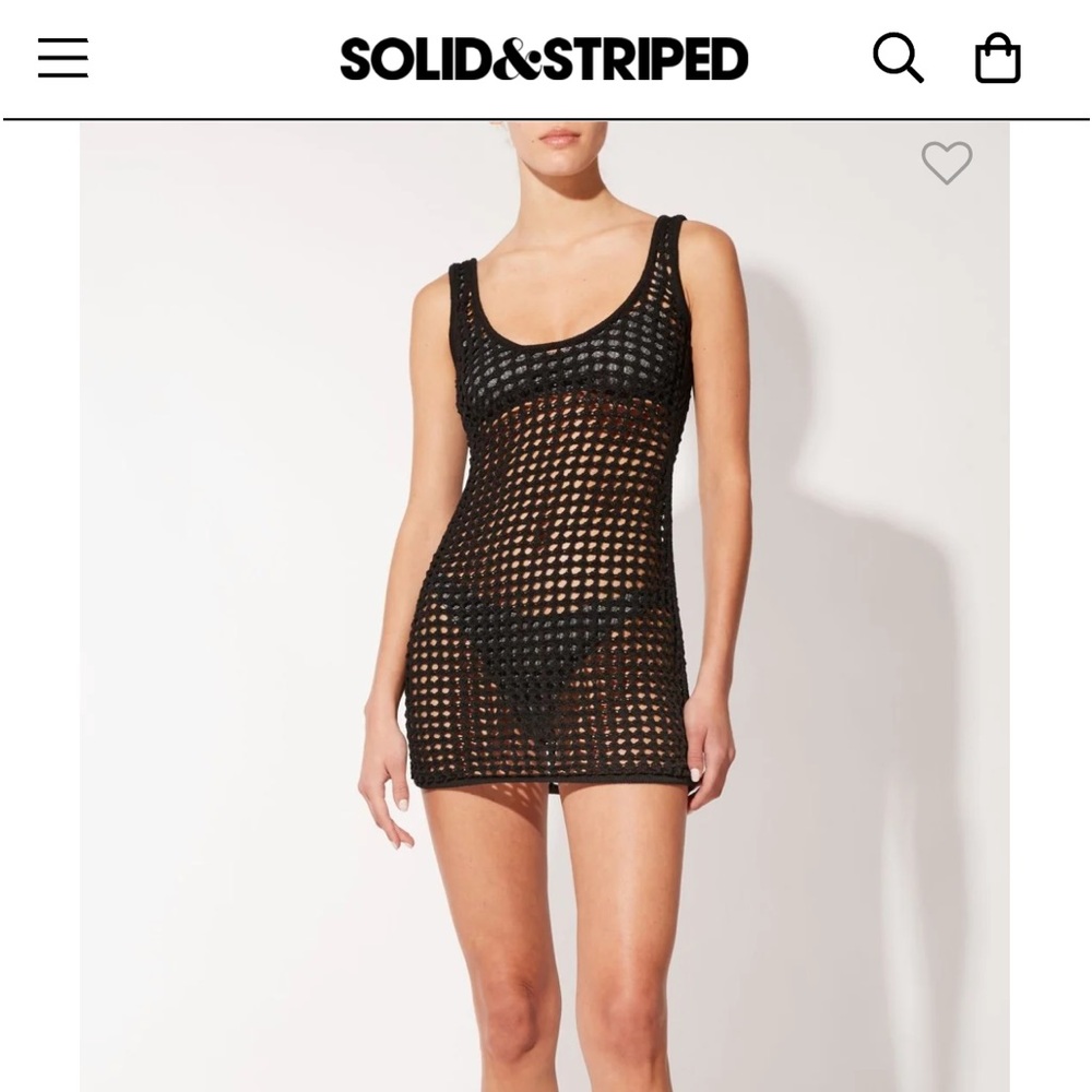 THE ANNE-MARIE MINI DRESS Coverup Solid & Striped